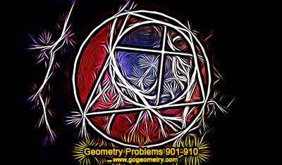 Geometry Problems 901-910 Triangle, Circumcircle, Incenter, Circle, Tangent, Collinear Points.
GeoGebra, HTML5