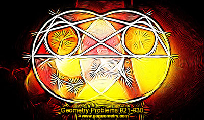 Geometry Problems 921-930 Circle, Diameter, Triangle, Chord, Incircle.
GeoGebra, HTML5