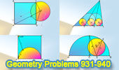Geometry problems 931-940