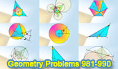 Geometry problems 961-970