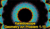 Online Kaleidoscope: Geometry Problem Art 1 - 10