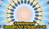 Online Kaleidoscope: Geometry Problem Art 31 - 40