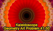 Online Kaleidoscope: Geometry Problem Art 41 - 50