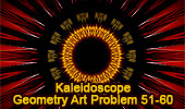 Online Kaleidoscope: Geometry Problem Art 51 - 60