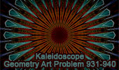 Online Kaleidoscope: Geometry Problem Art 931 - 940