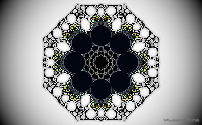 Geometric Art: Kaleidoscope of problem 1238. iPad Apps