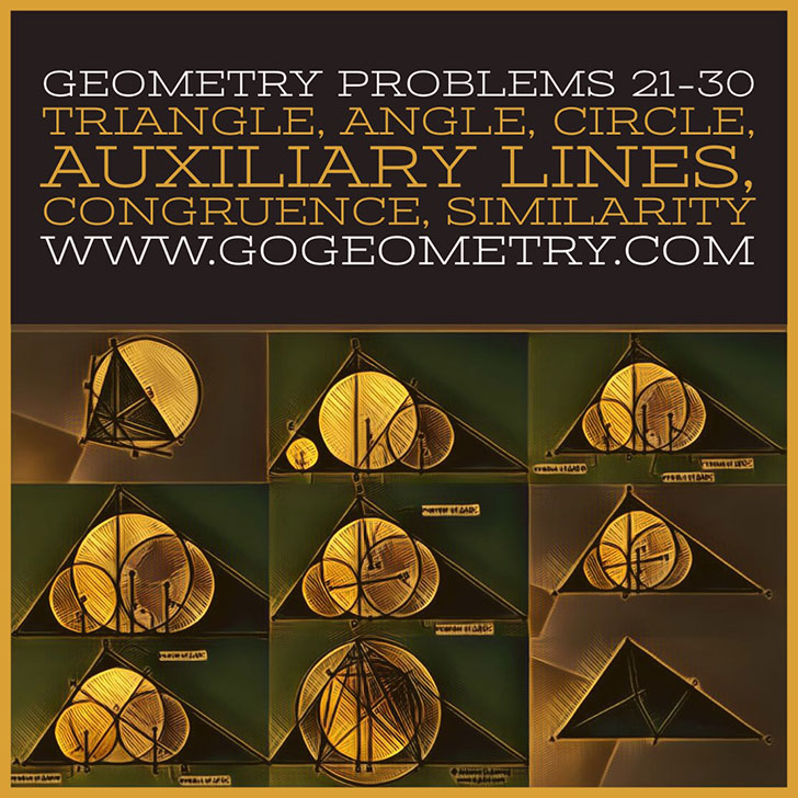 Geometric Art: Problems 21-30, Triangle, Angles, Auxliary Lines, Congruence, Circles, SimilarityTypography, iPad Apps, iPad Apps. Math Infographic, Tutor