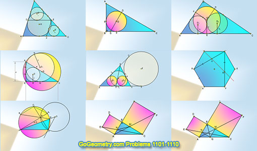 GoGeometry problems 1101-1110