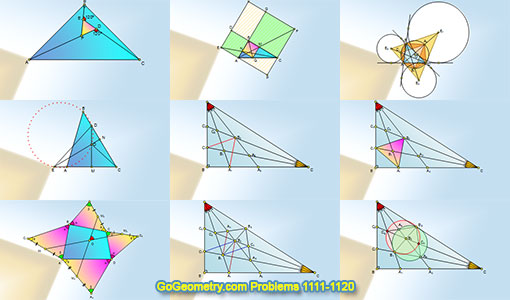 GoGeometry problems 1111-1120