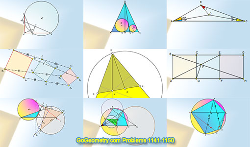 GoGeometry problems 1141-1150
