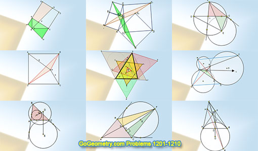 GoGeometry problems 1201-1210