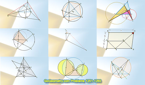 GoGeometry problems 1251-1260