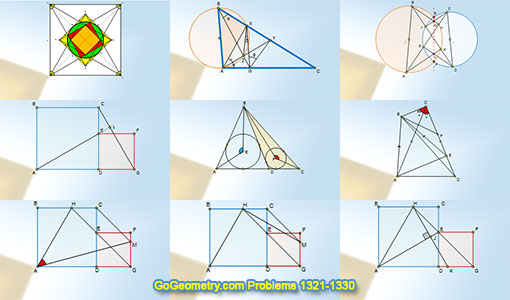 GoGeometry problems 1321-1330