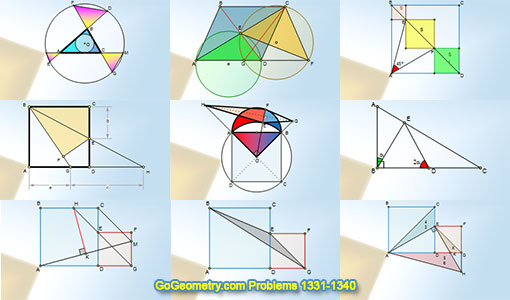 GoGeometry problems 1331-1340