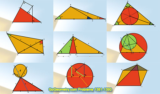 GoGeometry problems 1381-1390