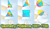 Online education degree: geometry problems 1001-1100