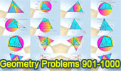 Online education degree: geometry problems 901-1000