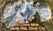 El Chino Mine, open pit copper mine
