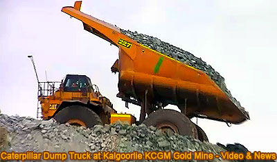 Caterpillar Dump Truck at Kalgoorlie KCGM