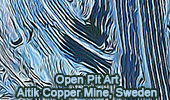 Open Pit Art, Aitik Copper Mine