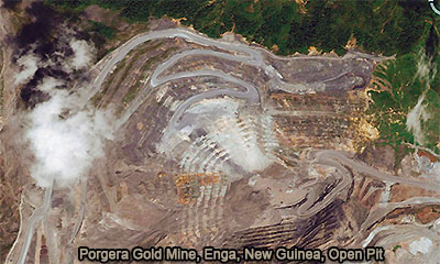 Porgera Gold Mine, Enga, Papua New Guinea, Open Pit
