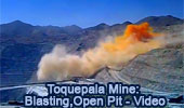 Toquepala Mine, Blasting