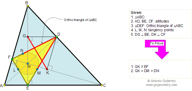 Geometry Problem: Orthic triangle