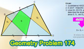 Quadrilateral with Midpoints, Triangles Area 