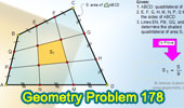 Geometry problem 178 Quadrilateral area 