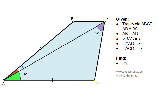 Elearning 185, Trapezoid and Triangle angles
