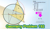 Geometry Problem Circle, Diameter, and Chord