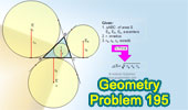 Geometry: Triangle Area, inradius, exradii