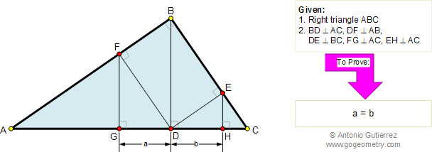 Elearn 217: Right triangle, altitude