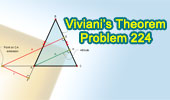 Viviani theorem, isosceles triangle, extension on the base