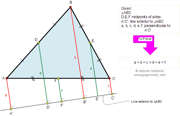 Problem 228: Triangle, Midpoints, Perpendiculars