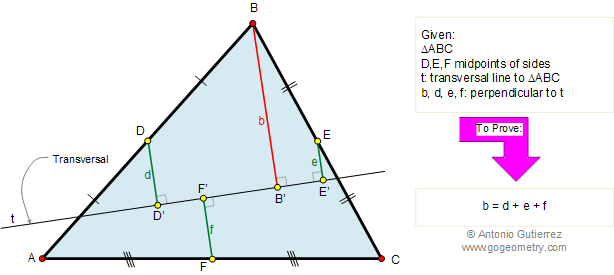Elearn 230: Triangle, transversal