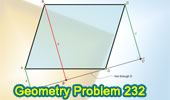 Elearn 232: Parallelogram, perpendicular lines