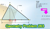 Problem 263: Triangle, Median Projection