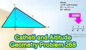 Right triangle, Altitude, Catheti