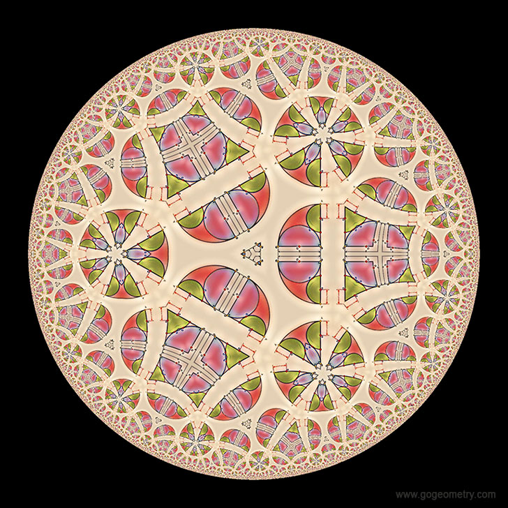 Circular Sector, Hyperbolic Kaleidoscope, iPad Apps