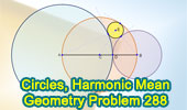 Tangent Circles, Harmonic Mean