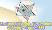 Equilateral triangle, circumcircle