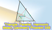 Triangle, Parallel, Harmonic Mean