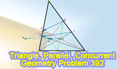 Triangle, Parallel, Concurrent lines