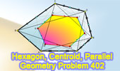 Hexagon, Centroids