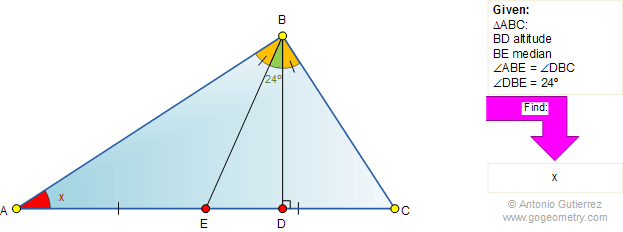 Triangle, Median, Altitude, Angle, Congruence