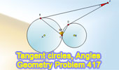 Tangent circles, Angles