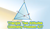 Triangle, Altitudes