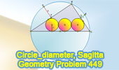 Circle, Diameter, Sagitta
