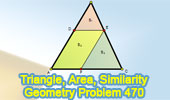 Triangle area, Similarity